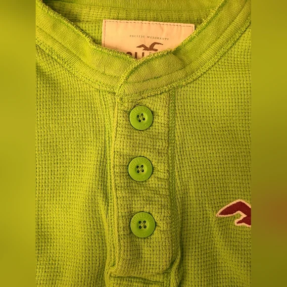 Hollister size M green top - Picture 4 of 10